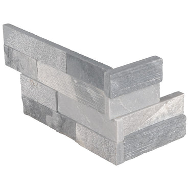 LPNLMALAGRY618COR-MULTI, Alaska Gray Multi “L” Panel 6×18