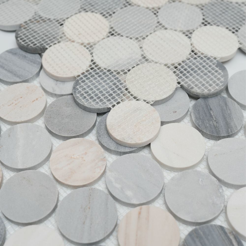 Penny Marble Large Blue 11.75 x 12