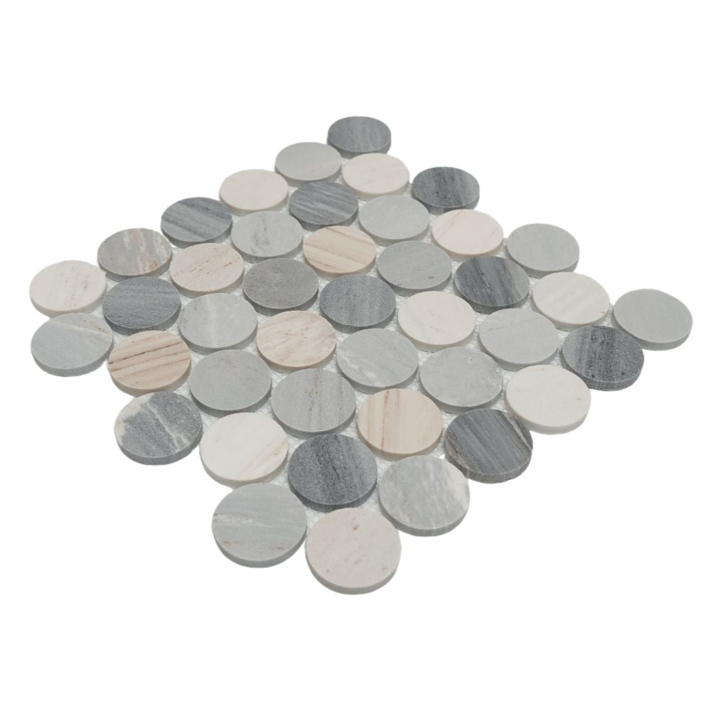 Penny Marble Large Blue 11.75 x 12