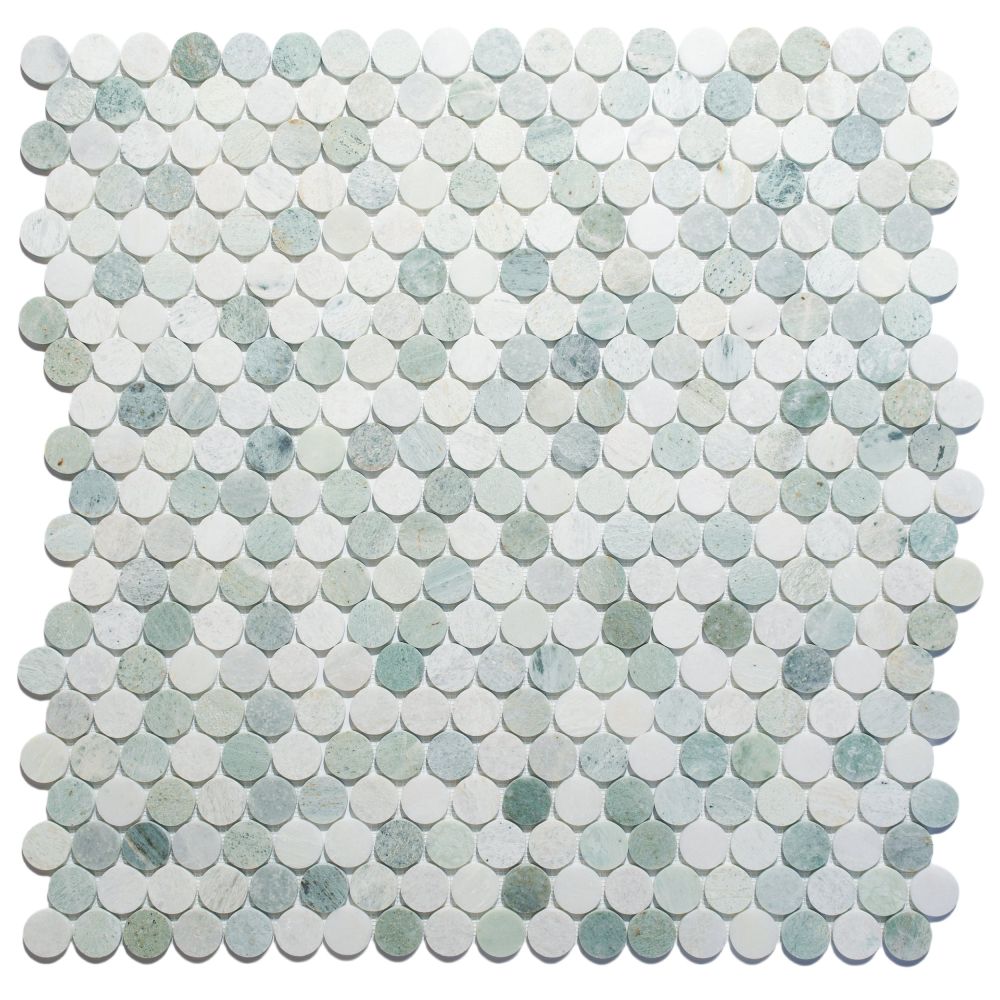 Penny Marble Large Green 11.75 x 12