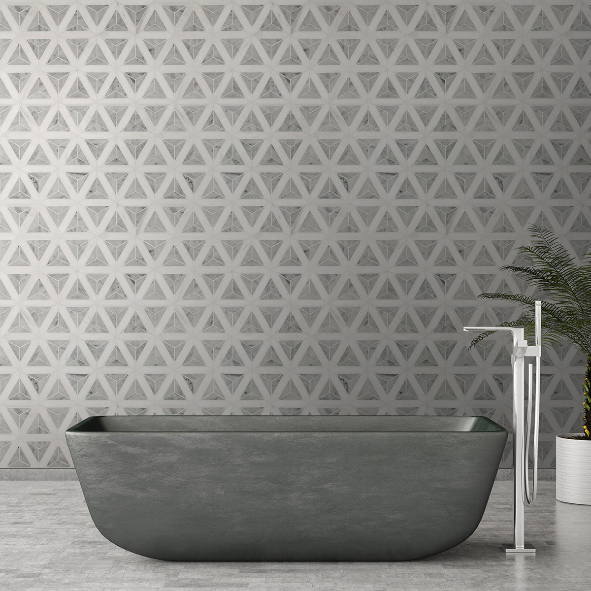 carrara-white-faceted-polished-b