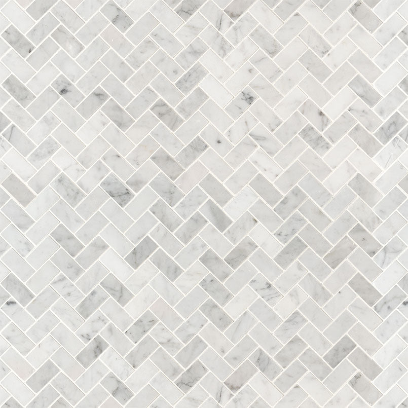 carrara-white-1×2-herringbone-honed (1)