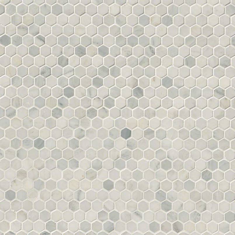 arabescato-carrara-1inch-hexagon-honed-in-12×12-mesh (1)