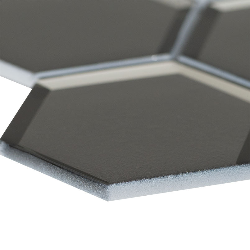 metallic-gray-beveled-hexagon-mosaic-tile-edge