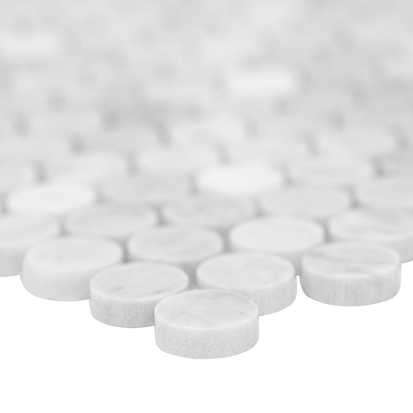 carrara-white-round-pattern-honed-edge