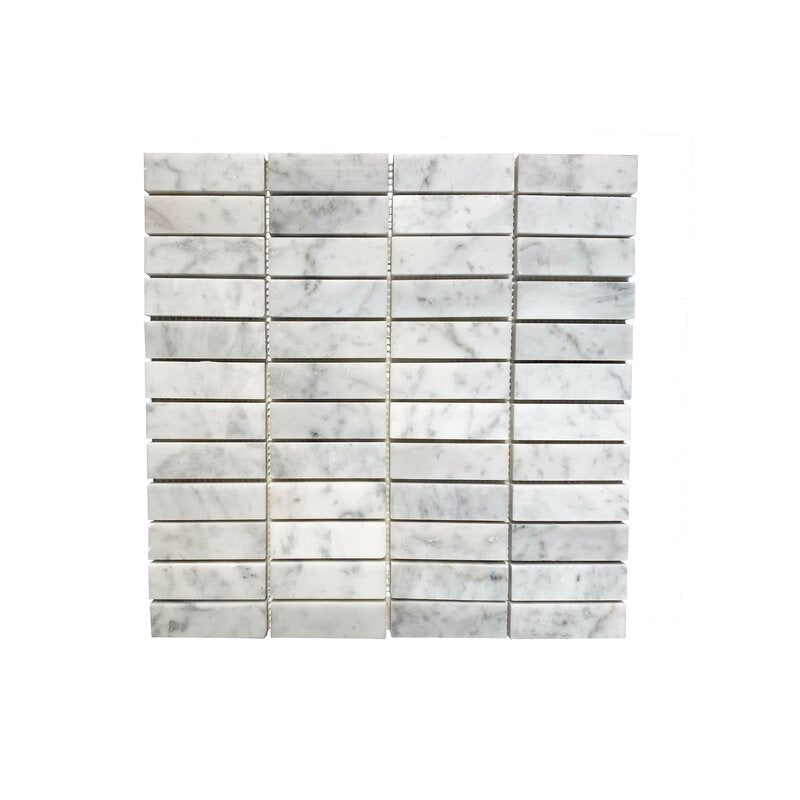 122 x 322 Marble Linear Mosaic W
