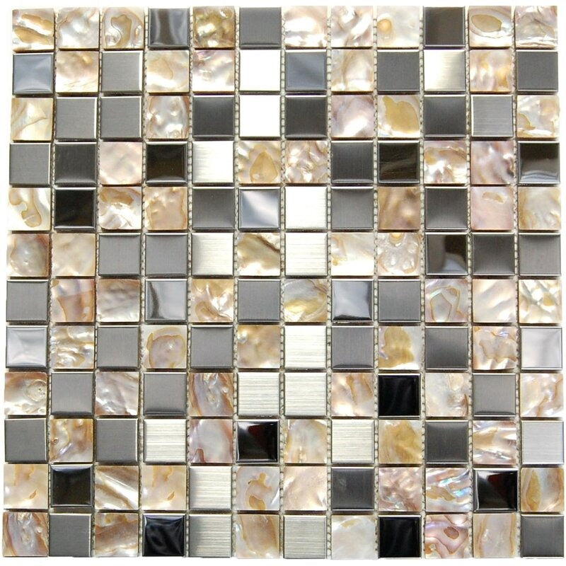 122 x 122 Metal Mosaic Tile