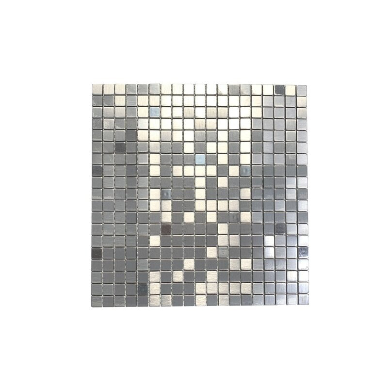 0.3722 x 0.3722 Metal Grid Mosai