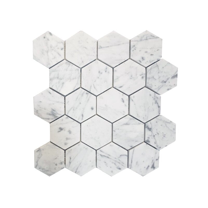 322 x 322 Marble Honeycomb Mosai