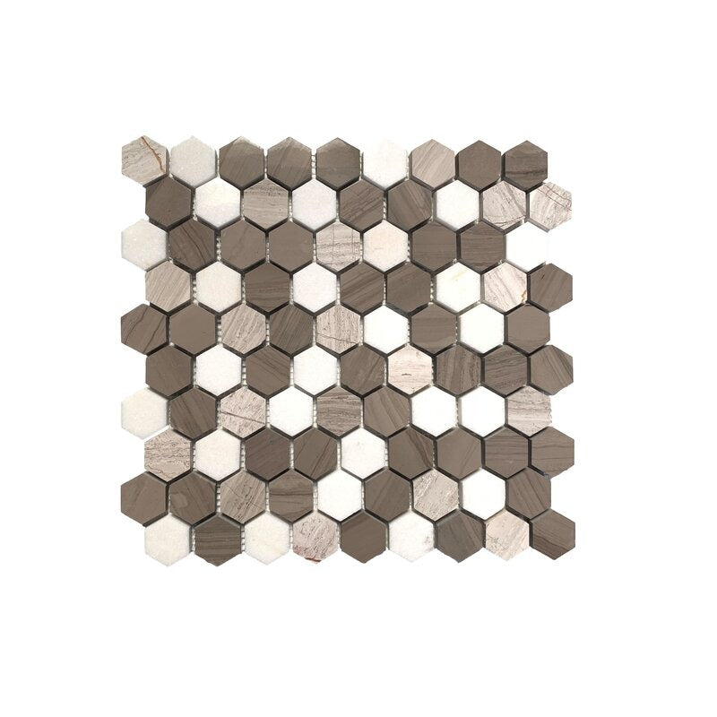 122 x 222 Marble Honeycomb Mosai
