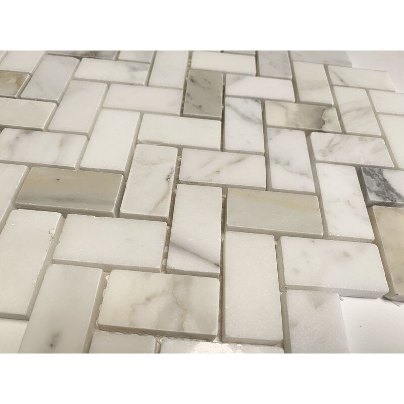 122 x 222 Marble Chevron Mosaic2