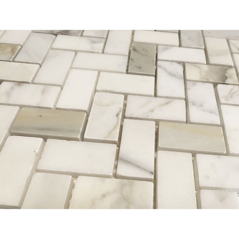 122 x 222 Marble Chevron Mosaic3