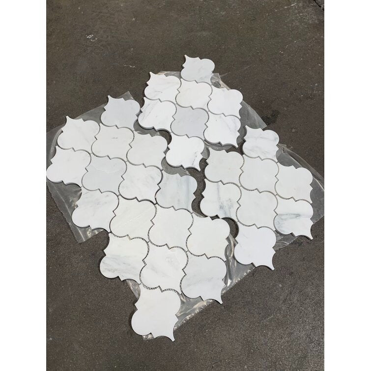 5 x 6 Marble Arabesque Mosaic Wa2