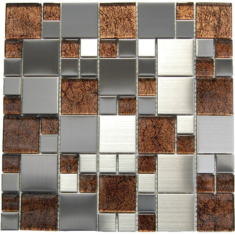 2 x 2 Metal Versailles Mosaic Wa