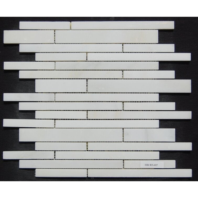 2 x 3 Marble Linear Mosaic Wall