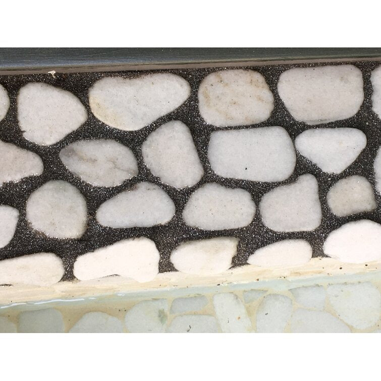 Snowflake 12 x 12 Cement Mosaic2