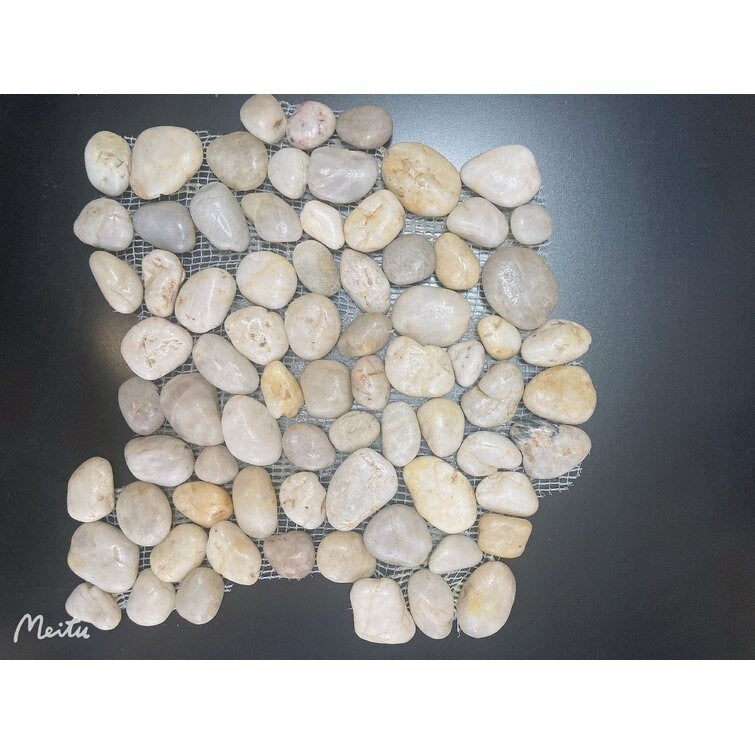 Pebble 12 x 12 Natural Stone Mos2