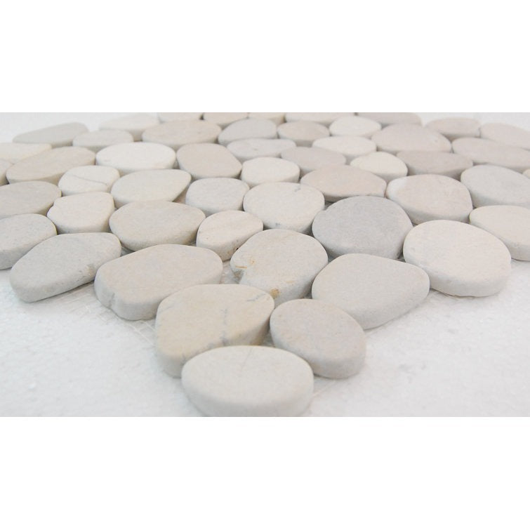 12 x 12 Natural Stone Pebble Mos2