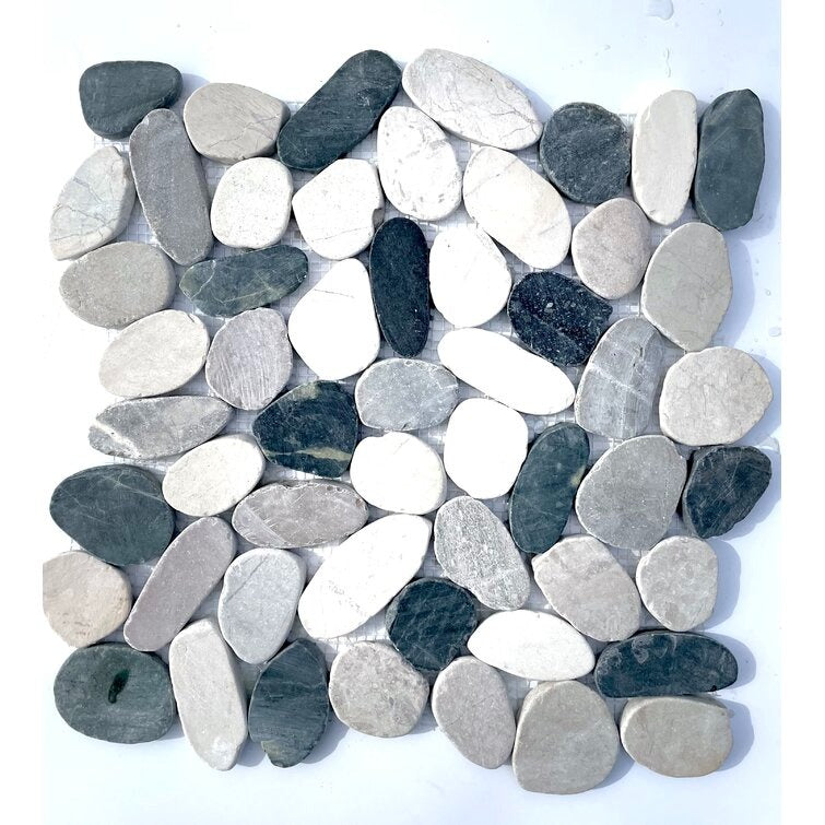 12" x 12" Natural Stone Mosaic Wall & Floor Tile