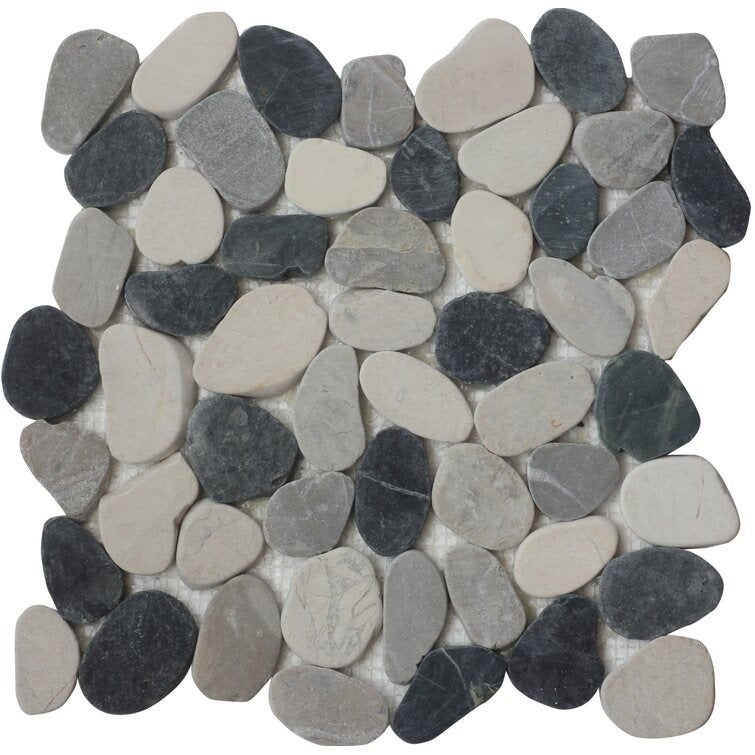 12" x 12" Natural Stone Mosaic Wall & Floor Tile