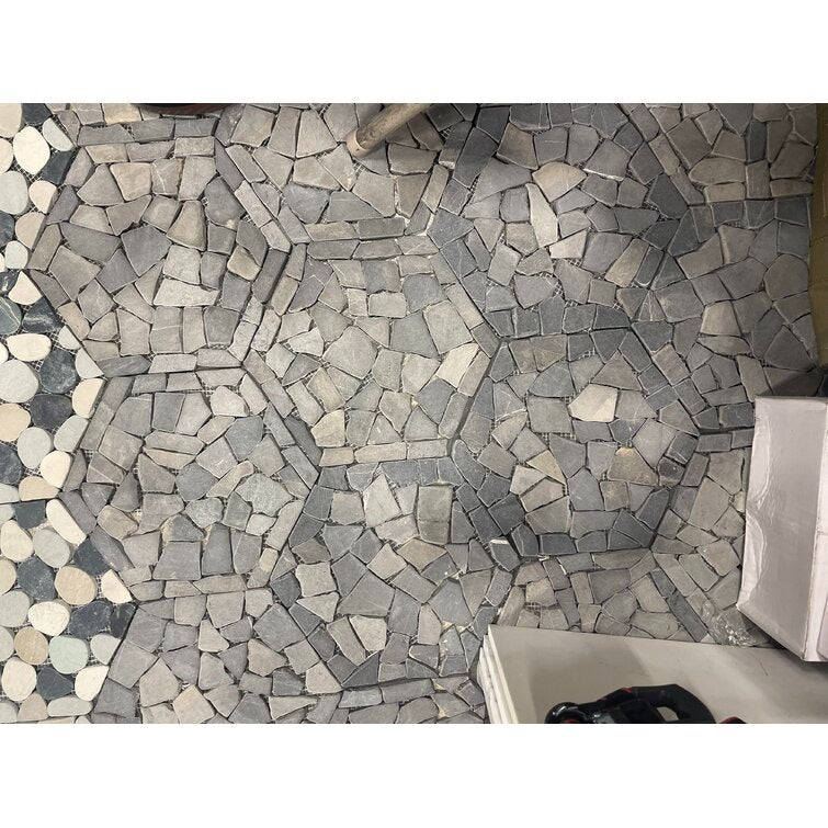 Natural Stone Pebble Tile3