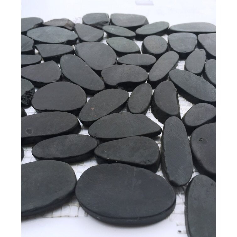 Sliced 12 x 12 Natural Stone Peb3