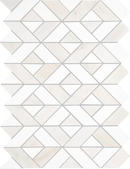 Paradise & Thassos Swivel Tile