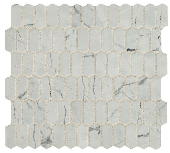 Silver Satin Picket Tile
