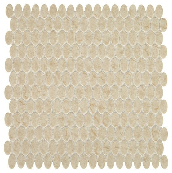 Harbor Beige Oval Tile