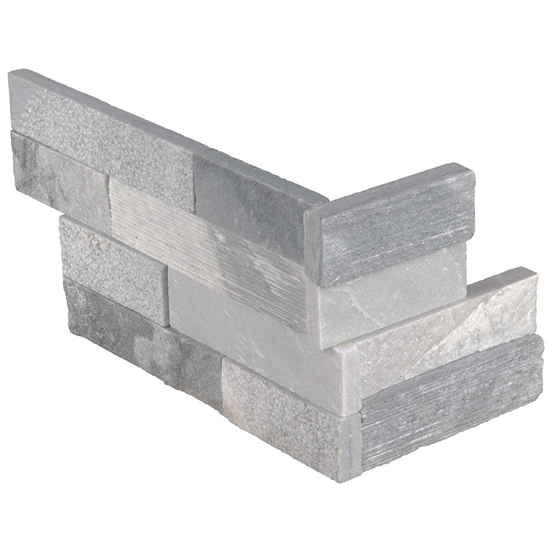 LPNLMALAGRY618COR-MULTI, Alaska Gray Multi “L” Panel 6×18