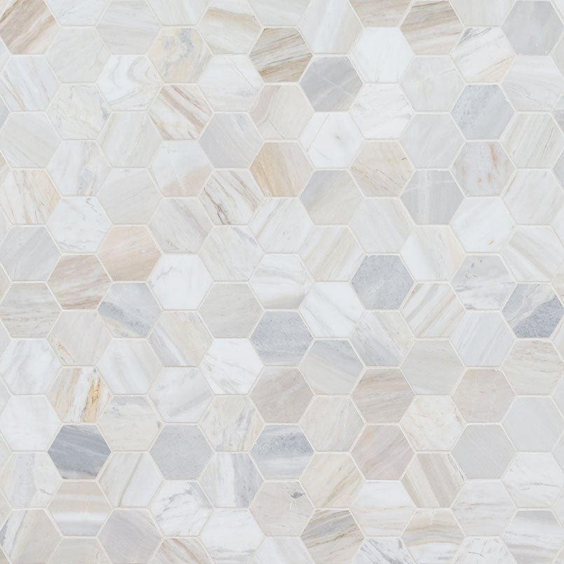 athena-gold-2-inch-hexagon-honed-variations