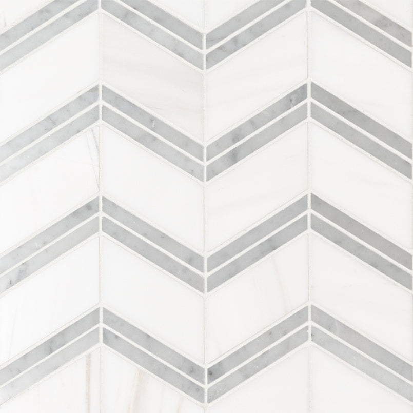 bianco-dolomite-cheveron-polished