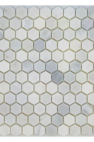 Marble Honeycomb Mosaic Wall & Floor Tile