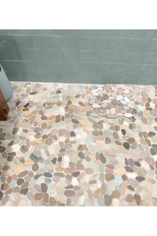 Bali 12" x 12" Natural Stone Mosaic Wall & Floor Tile