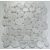 Carrara 12" x 12" Beveled Marble Pebbles Tile