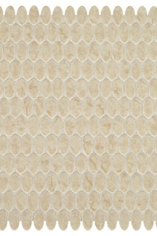 Harbor Beige Oval Tile