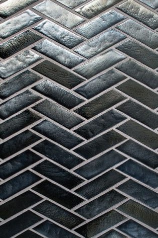 Pewter Herringbone