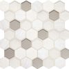 Tranquil Snow Hexagon