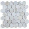 Penny Marble Large Calacatta Polished 2 x 2 11.75 x 12