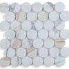 Penny Marble Large Calacatta Honed 2 x 2 11.75 x 12