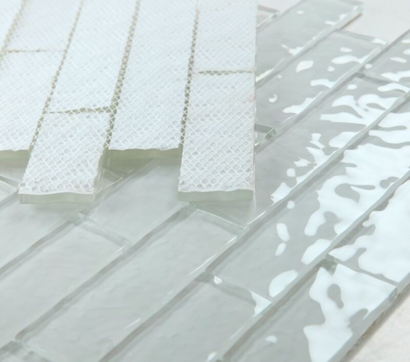 Ripple Clear Grey 11.75 x 11.75 - Image 2