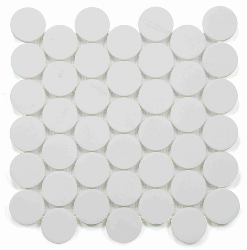 Penny Marble Large Dolomite Honed 2 x 2 11.75 x 12