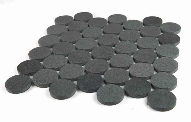 Penny Marble Large Basalt Honed 2 x 2 11.75 x 12 - Image 3