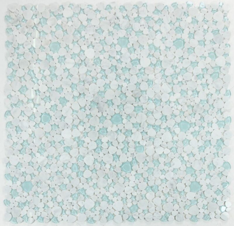 Peach Carrara Blue 12 x 12 - Image 3