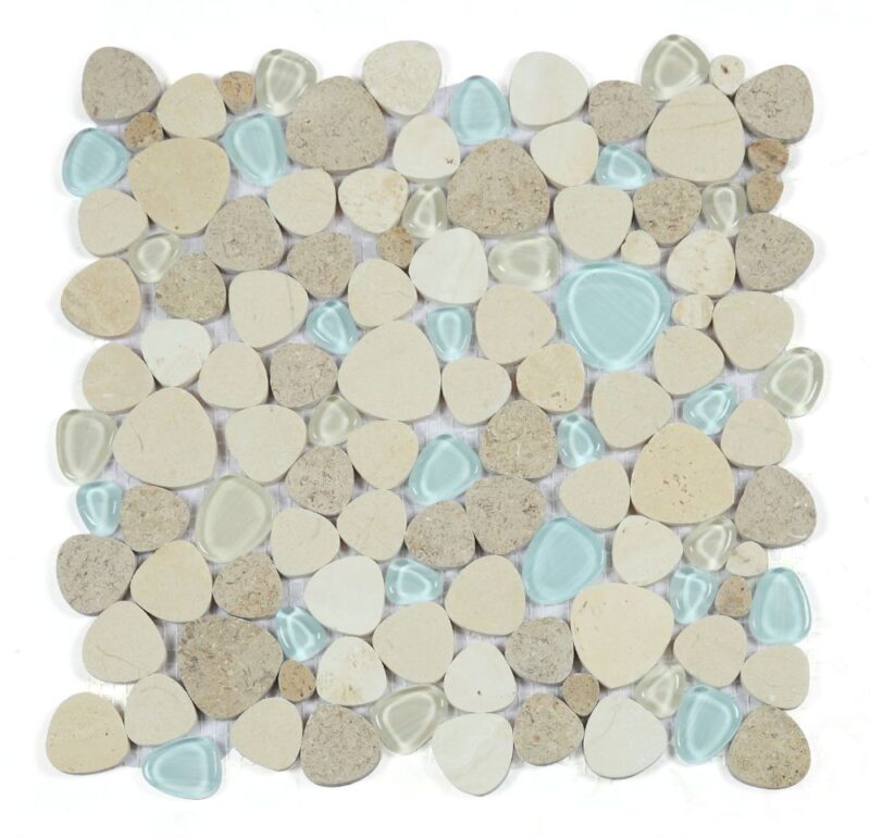 Peach Blue Roma 12 x 12